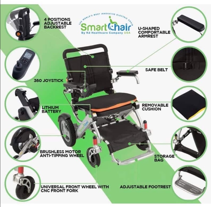 KD Smart Special Edition Electric Wheelchair - Image 2
